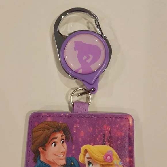 Loungefly Disney Tangled Rapunzel & Flynn Retractable Lanyard ID Holder … - Picture 4 of 9